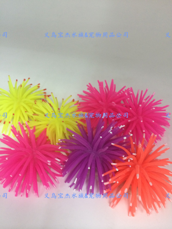 Fish tank simulation aquatic plants, corals, soft ornamental fish, large sea urchin balls, aquarium supplies, landscape decoration, foreign trade pic 38