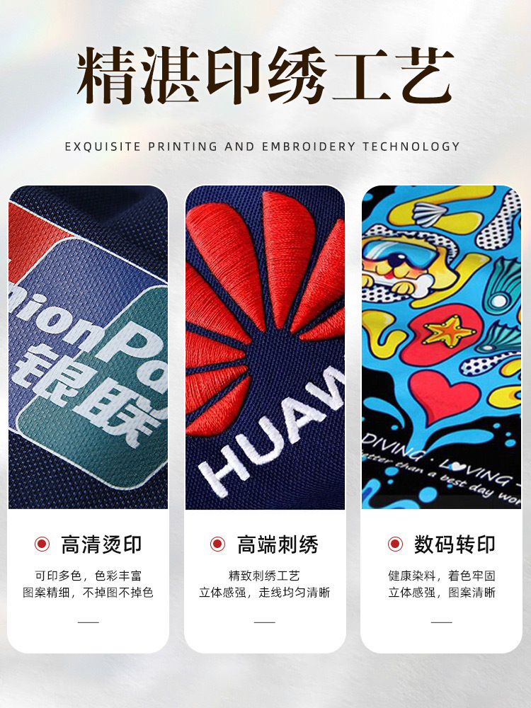 Customized professional ice silk workwear POLO shirts for the elegant workwear exhibition, summer short-sleeved T-shirts with LOGO printing for men and women pic 3