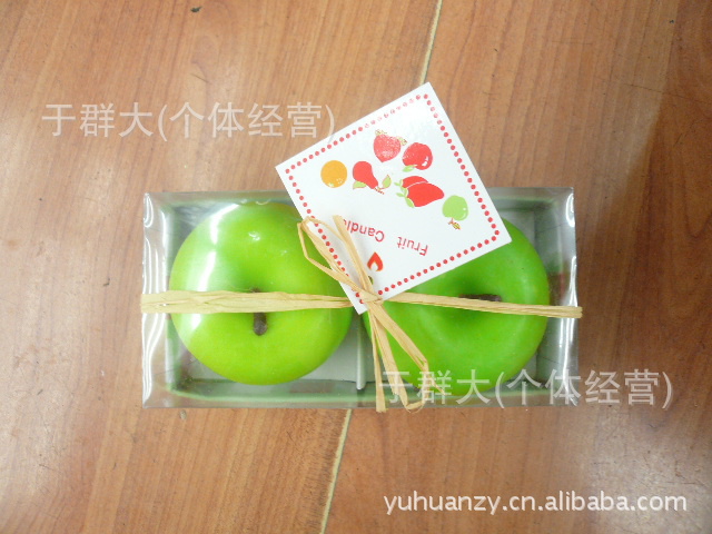 付真苹果水果蜡烛创意新奇特圣诞节礼物平安夜生日礼物摆件详情17