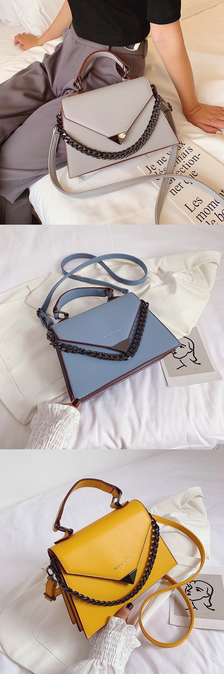 Comercio exterior nuevo estilo crossbody bolsa de mujer mujer multimoda primavera 2022 moda mujer una bolsa de hombro bolsa de cadena pic 13