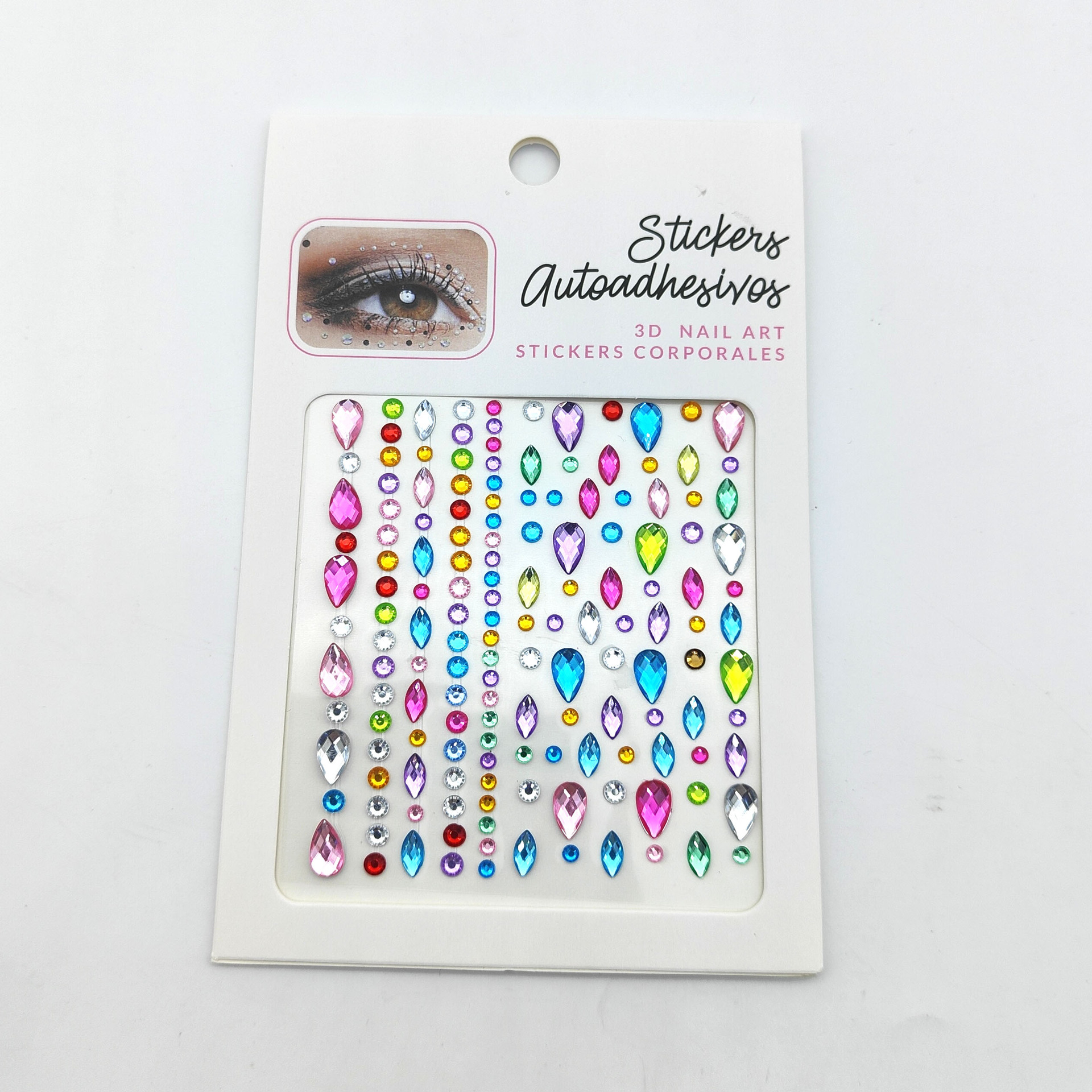 Eye patches, hair patches, head patches, diamond patches, head makeup accessories, makeup, face, pearl makeup, face patches, diamond corners of the eyes, water diamonds between the eyebrows pic 16
