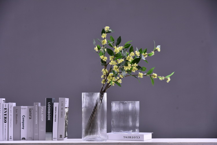 Wholesale artificial yellow osmanthus and laurel, green landscape garden artificial trees, decorative golden osmanthus leaves, home, hotel and homestay artificial flowers pic 13