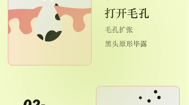 Dear She Cucumber Mask, Peel-off Blackhead Suction Mask, Blackhead Nose Mask, Green Tea powder, Blackhead Black Mask for Acne removal pic 10