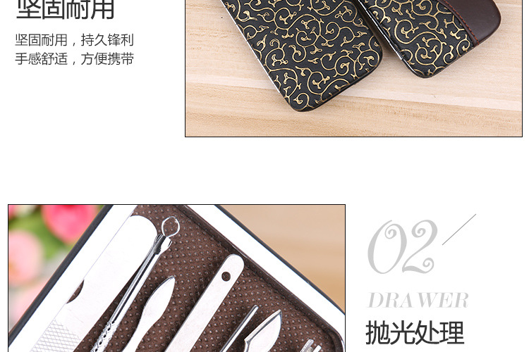 12-piece nail clipper set, multi-functional nail care and beauty tool set, gift nail clippers, custom logo pic 5