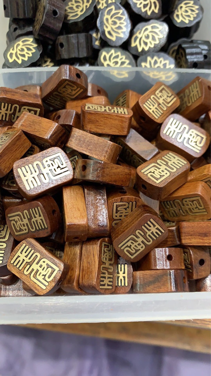 Jewelry accessories, wood, metal, color retention, good luck, happiness, shoes, bags, clothing, diy handmade custom small pendants pic 10