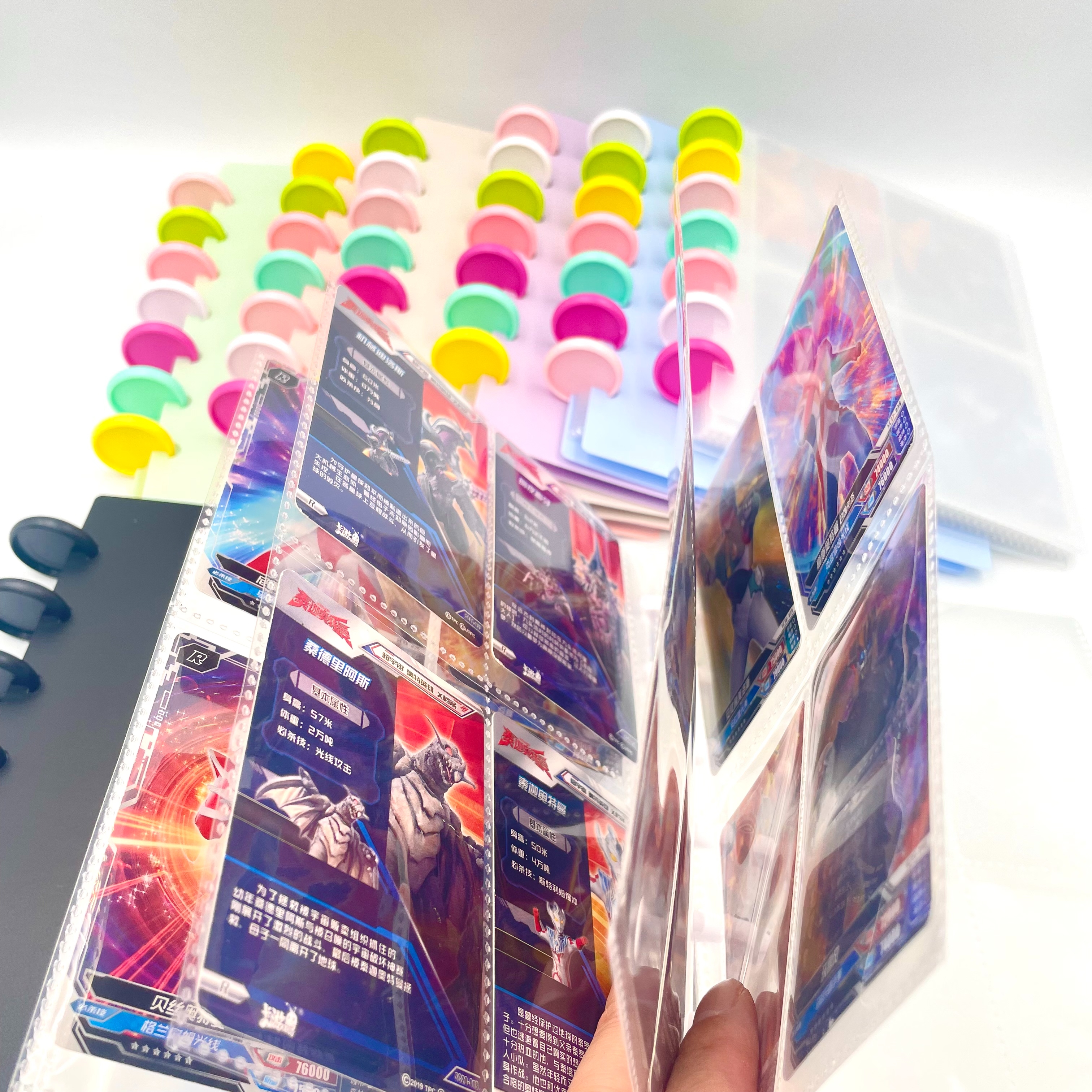 蘑菇扣四宫格卡册三寸拍立得专辑小卡收纳册活页明星卡册厂家直销详情12