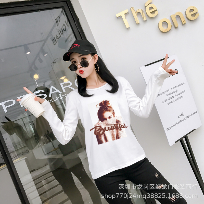 女装长袖T恤
