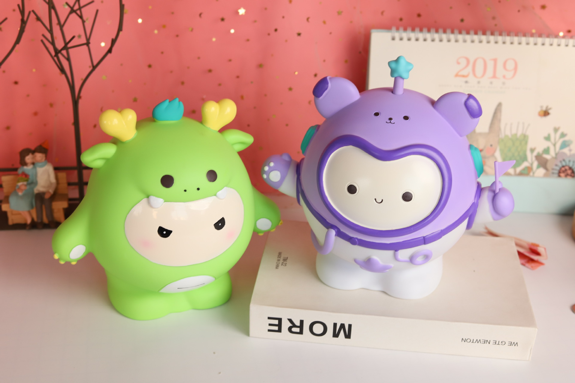 存钱罐桌面可爱大容量可进可出卡通搪胶储蓄罐礼物存钱罐详情17