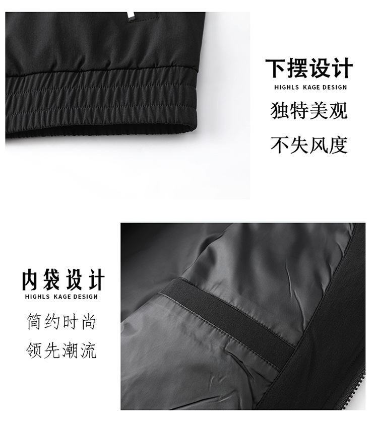 Men's jacket 2022 Autumn new style, men's Korean-style stand-up collar coat, casual wear, workwear, men's fashion brand pic 72