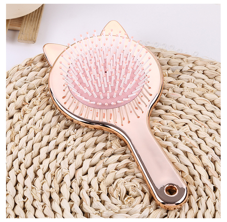 Cute and compact cat air cushion comb with Japanese and Korean style, fashionable and fragrant hair comb with a girlish heart, airbag hair massage comb pic 18