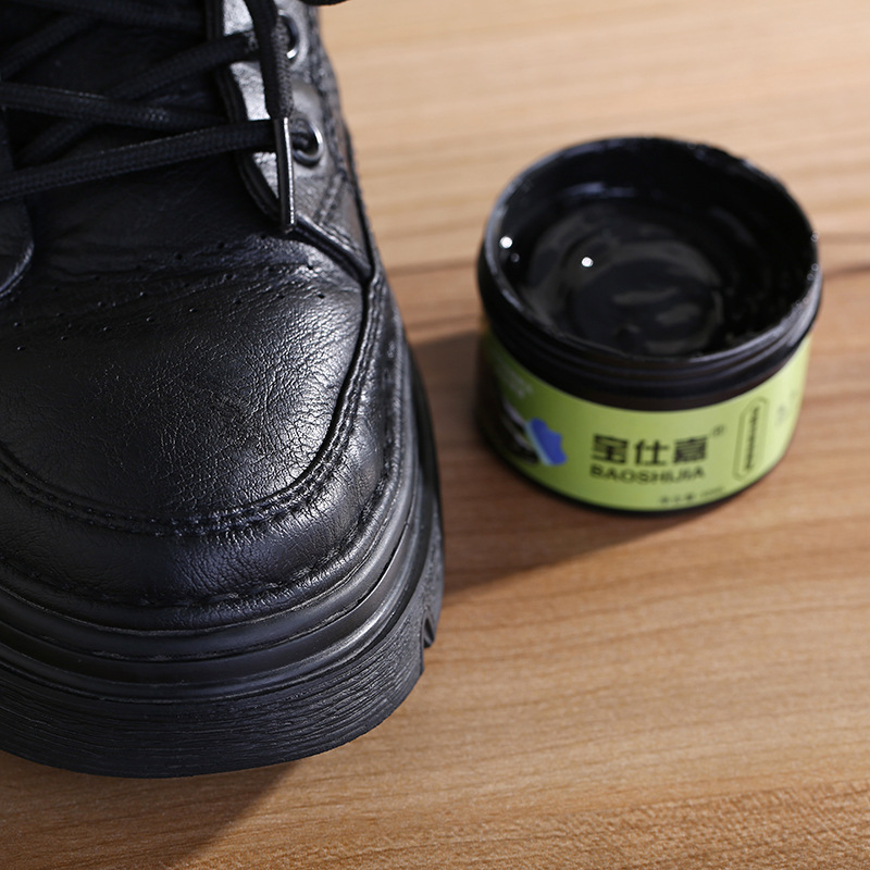 皮鞋上光绵羊油真皮保养油皮革修复膏护理液体鞋油皮鞋美容膏批发详情11