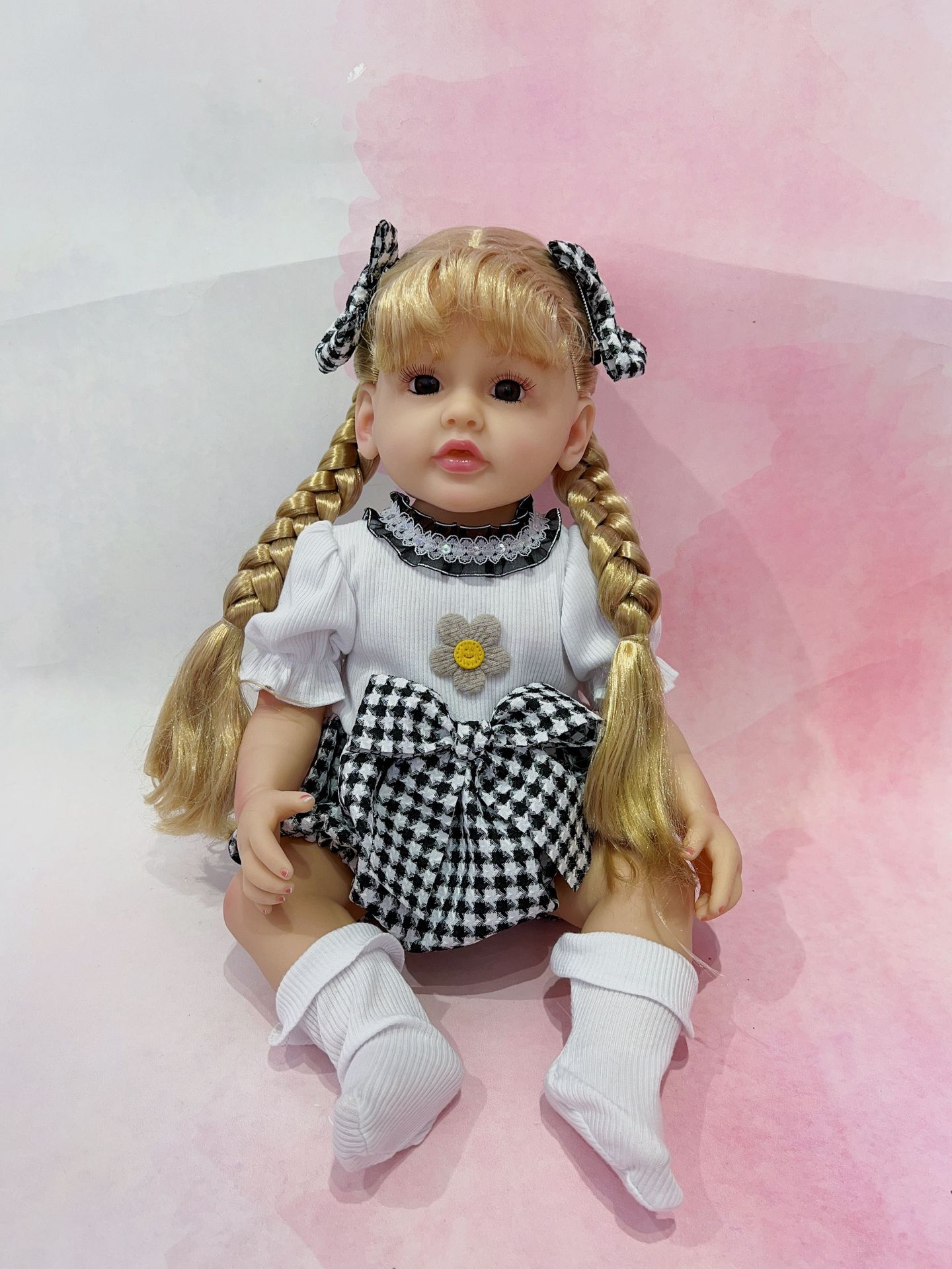 仿真娃娃工厂直销跨境新款60cm仿真婴儿重生娃娃全软胶洋娃娃玩偶详情24