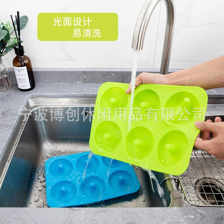 Ningbo Bochuang Factory offers oven baking tools, silicone cake molds, 8-piece, 4-piece and 6-piece doughnut molds in stock pic 45