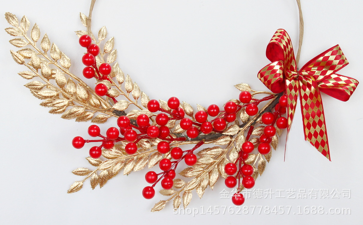 New Year decorations: Red fruits for the Year of the Tiger, prosperity fruits, New Year flowers, wreaths, home hangers, door hangers, wall decorations, housewarming and Spring Festival decorations pic 11