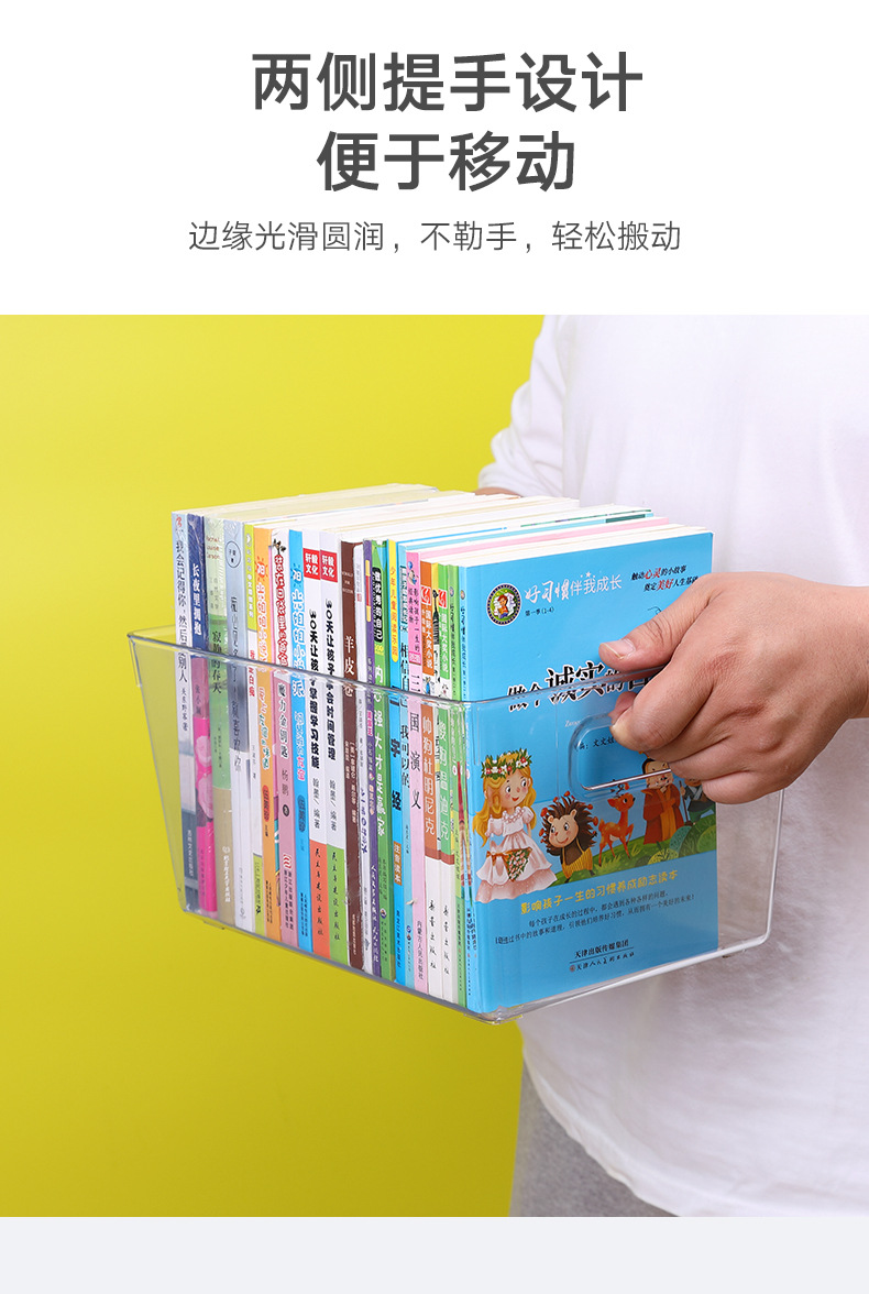 G6342021 New double-sided handle Storage box, modern and simple food storage box, PET material fruit and vegetable storage box pic 12