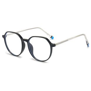 10209新款半金属眼镜框防蓝光眼镜平光镜无度数厂家批发跨镜镜架详情3