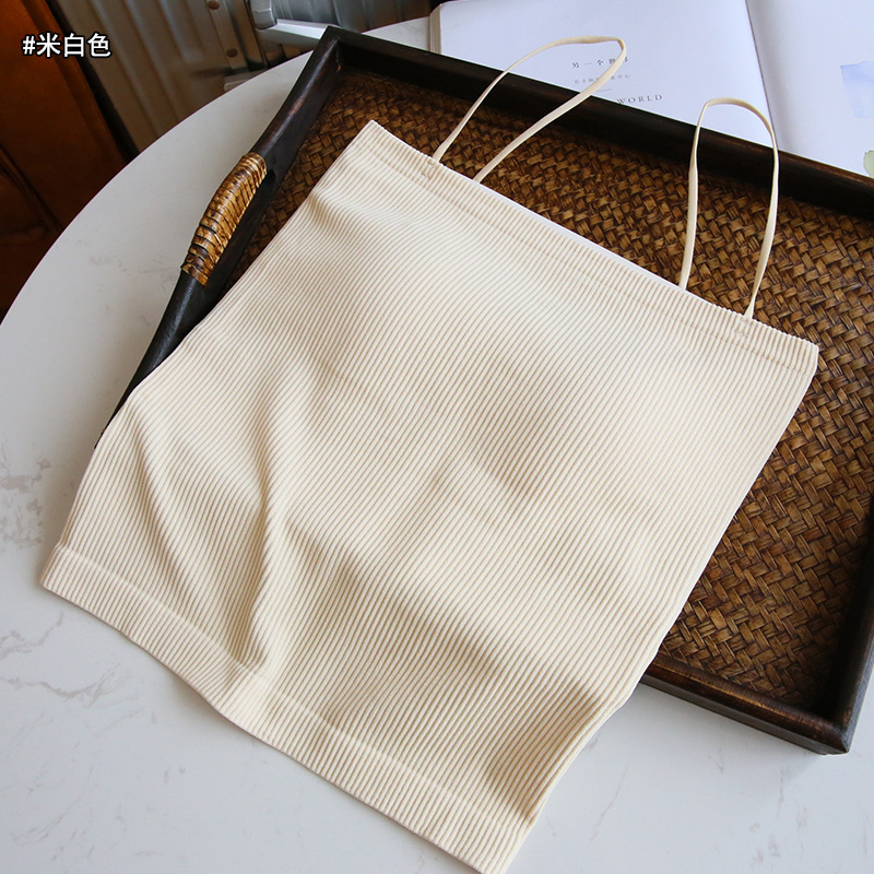 小吊带背心女外穿夏季针织内搭打底衫美背白色辣妹上衣薄款ins秋详情8