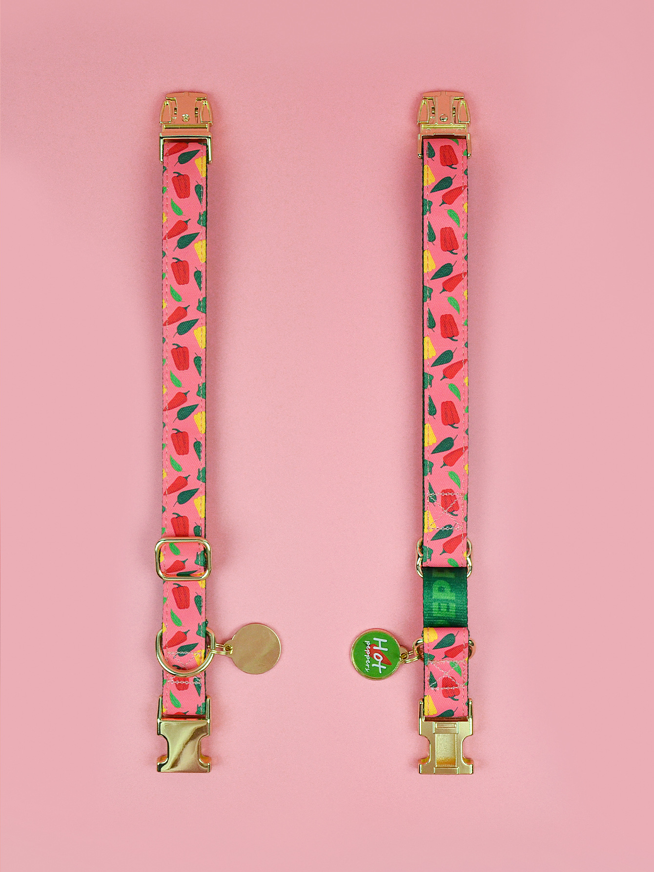 唛迪跨境新品工厂现货批发宠物猫狗项圈脖圈带装饰狗牌两件套代发详情16