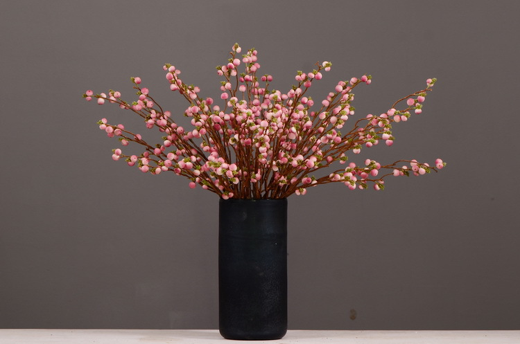 Dongli Wholesale Factory Director Direct sales of artificial ginkgo nuts, artificial flowers, wholesale of artificial flowers, home decorations, living room and dining room flower arrangements, flower art, artificial berries and fruits, one-piece consignment pic 7