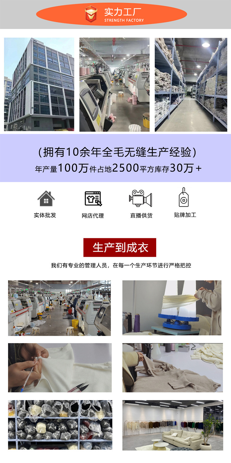 Cloud Softness ~ Early autumn long-sleeved semi-high neck knitted base layer sweater, seamless one-piece wool sweater for women, 100 pure wool pic 2