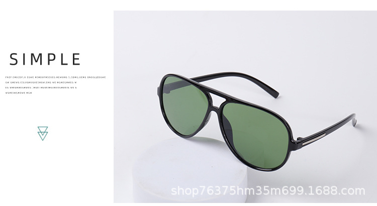 2024新款高清玻璃太阳镜男女通用时尚墨镜不怕划地摊货眼镜批发详情11