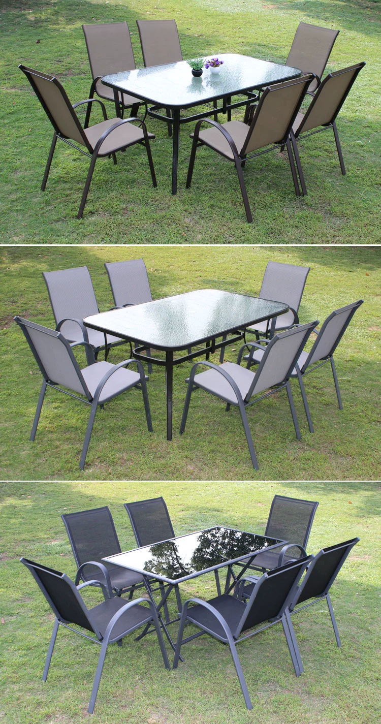 野人谷户外桌椅组合庭院阳台桌椅休闲室外桌椅户外咖啡桌椅折叠款详情10