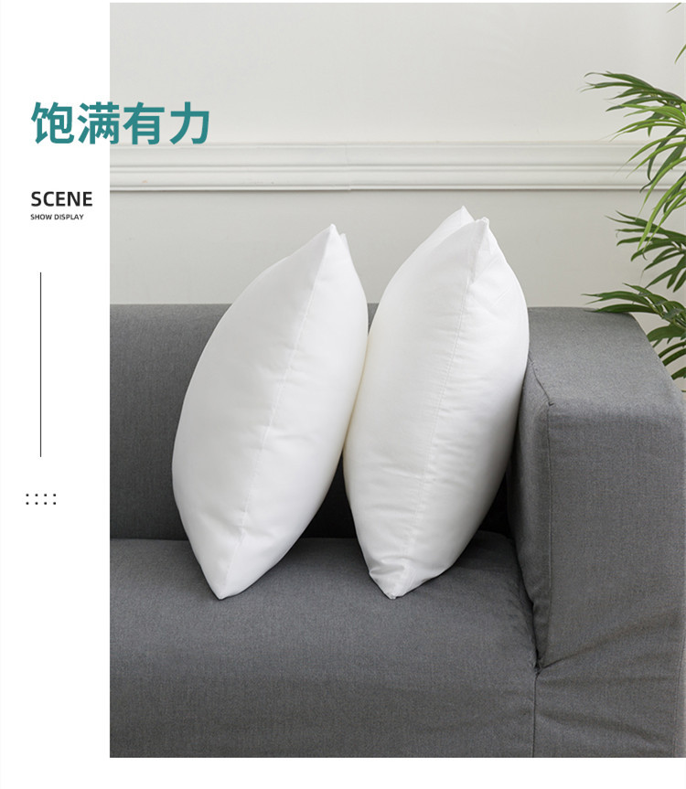 Amazon Home sofa high-elasticity pillow core, rectangular headboard cushion core, pp cotton car waist pillow core wholesale pic 10