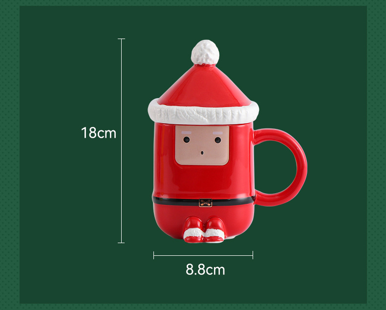 Ceramic Monster Hero ceramic cups, high appearance level, Santa-shaped mugs, advertising water cups, couple coffee cups wholesale pic 5