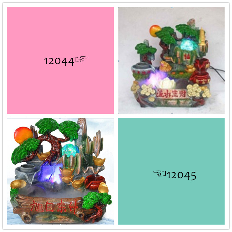 Wholesale of traditional Chinese flowing water handicrafts, indoor flowing water fountains, micro-landscape flowing water ornaments pic 4