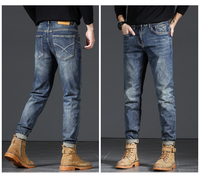 美式大牛直筒牛仔裤男秋季新款潮牌修身舒适柔软水洗休闲百搭长裤详情18