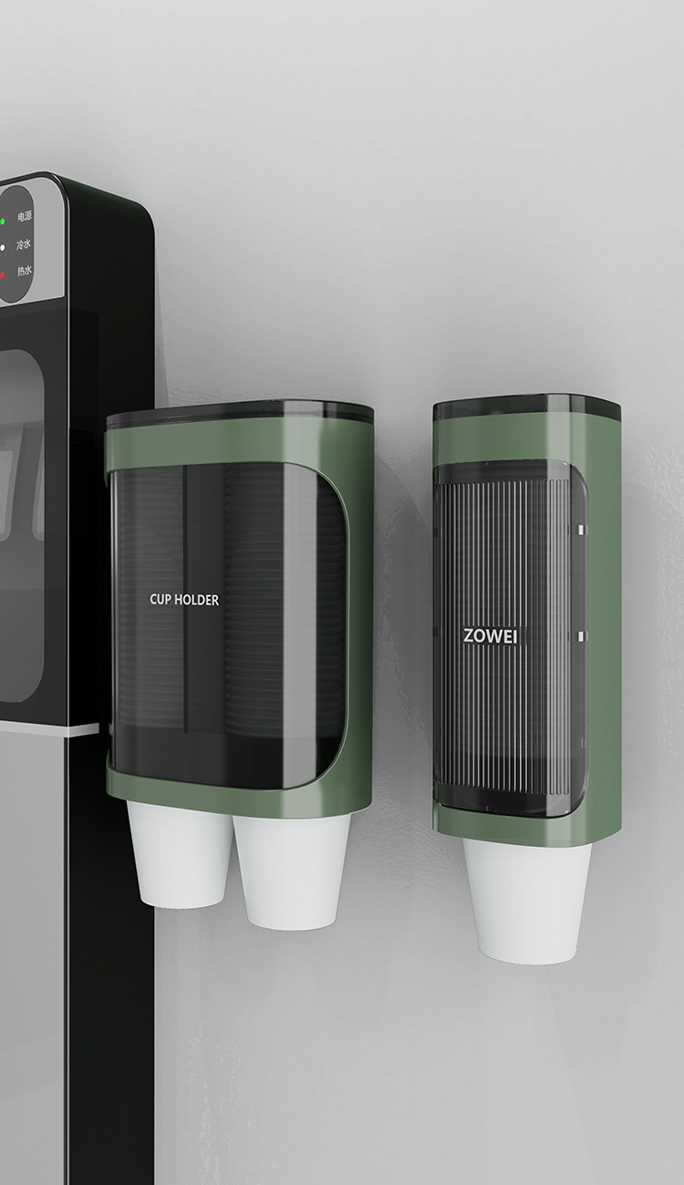 一次性杯子取杯器高颜值壁挂式自动家用商用饮水机纸杯子挂架杯架详情13