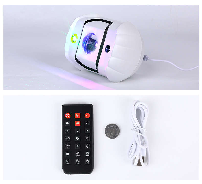 亚马逊新品智能涂鸦星云投影灯无线遥控炫彩生日礼品室内小夜灯详情18