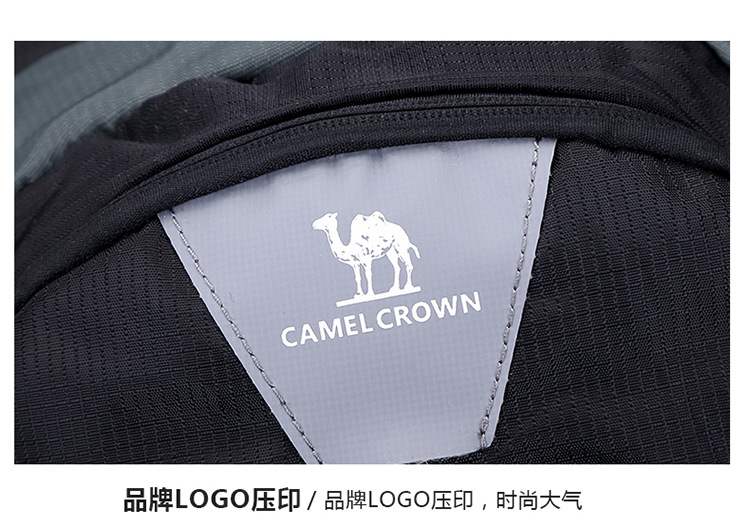 黑色户外运动背包 新款双肩包旅行包登山包户外背包男士背包详情20