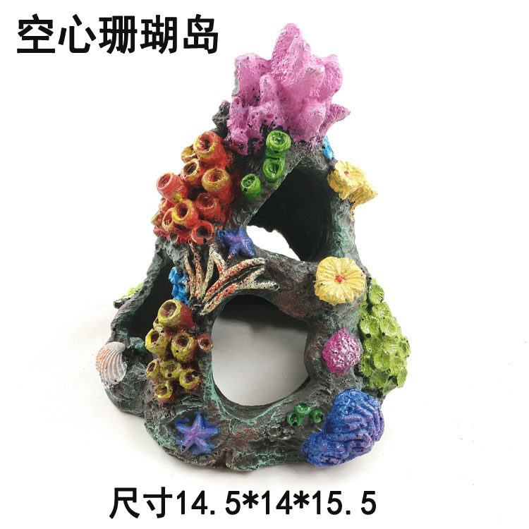 Fish tank landscape decoration, submarine shelter bucket, aquarium decoration, resin ornaments, breeding cave, fish and shrimp shelter house pic 9