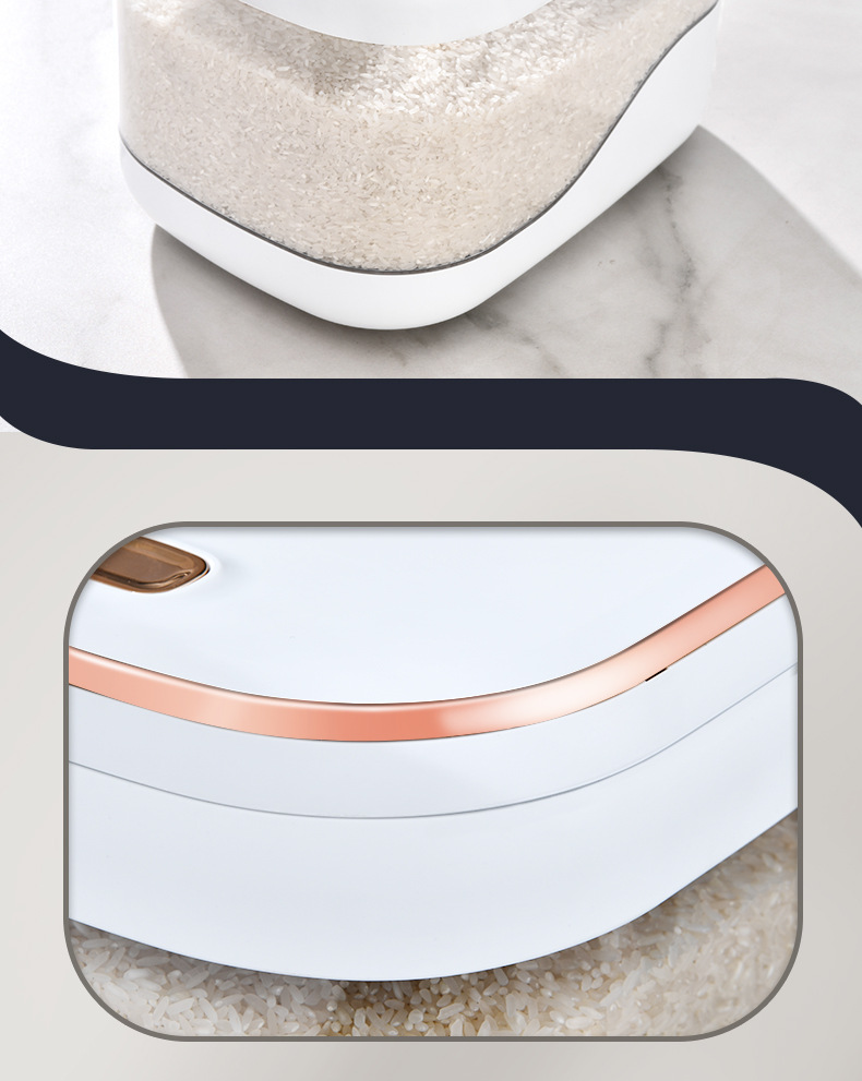 Rice bucket, insect-proof and moisture-proof sealed household rice jar, flour storage tank, grain storage bucket, rice box, rice storage box, container 01189-6067 pic 15