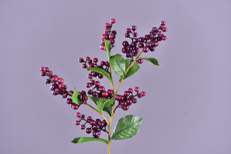 Wholesale of artificial small mountain fruit, wintergreen fruit, deep purple artificial berries, living room home soft decoration, and money fruit from the original factory pic 11