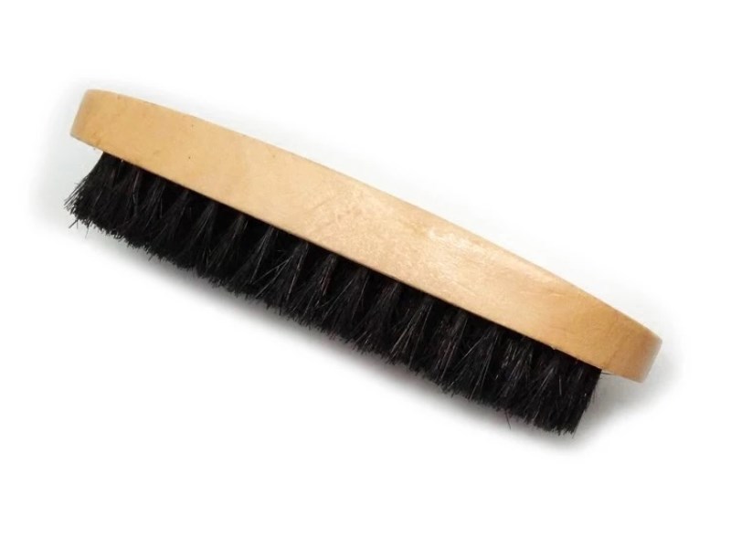 Factory direct sales of high-quality daily-use black nylon silk wool oval shoe brushes, leather shoe brushes, sports shoe brushes and oiling brushes pic 6