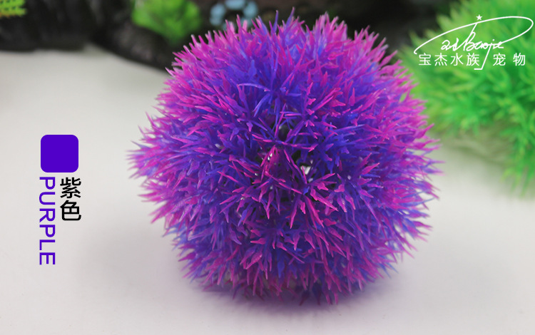 Baojie Fish Tank decoration simulation water Plant balls, artificial grass aquarium landscape decoration fish tank plastic grass balls manufacturer wholesale activity products are only for self-pickup pic 29