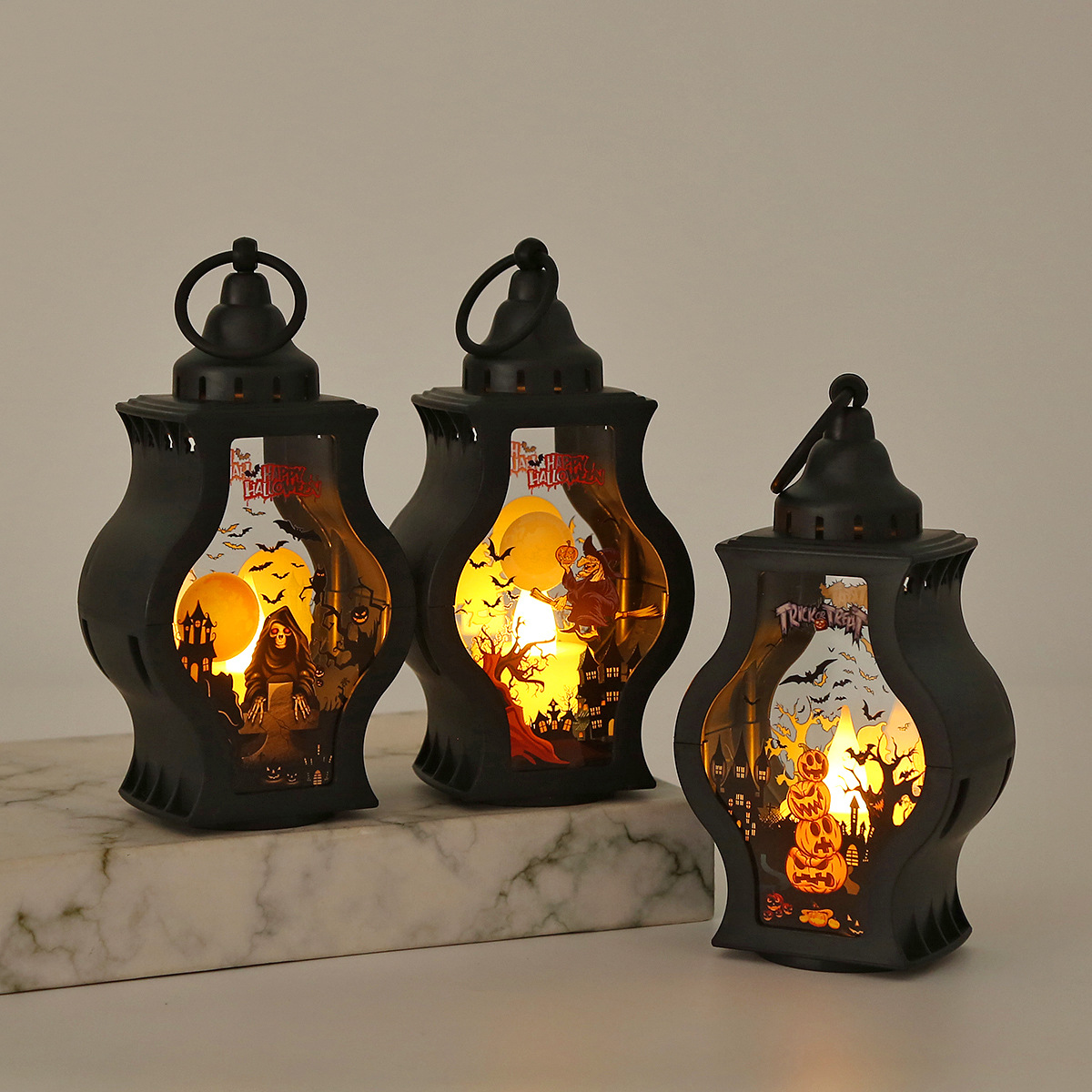 halloween decorations, hand-held candle lamps, Halloween small gifts, Halloween table ornaments, decoration props pic 2