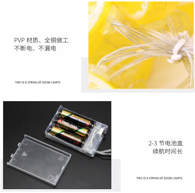 Creative new product LED lemon light string, ins room fruit decorative light, festival and wedding small colorful light, lemon fruit light pic 11
