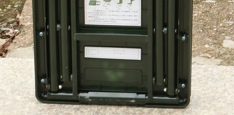 Folding chair, multi-functional folding stool, outdoor stool, portable individual soldier study chair, writing chair pic 9