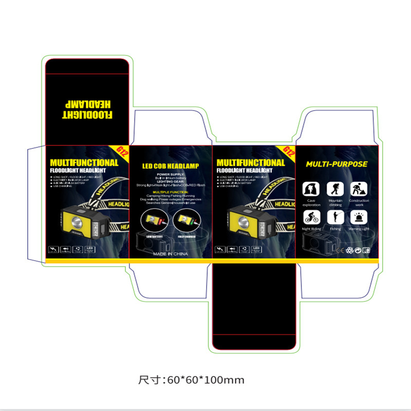 Emergency headlamps, high-intensity high beam lamps, portable fishing lamps, outdoor large headlamps, night fishing lamps, head-mounted lamp tubes pic 6