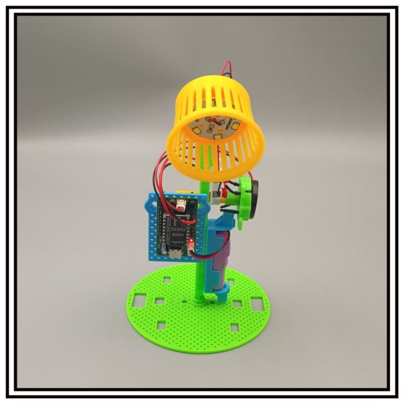 Programmable desk lamp, intelligent voice recognition, graphical programming kit, DIY technology small project, AI maker education pic 3