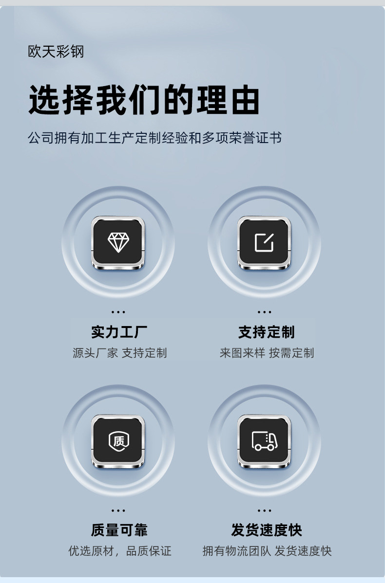 Color steel tile YX18-76-836 wall panel, small wave silver Q235 material color steel profiled sheet corrugated sheet pic 3