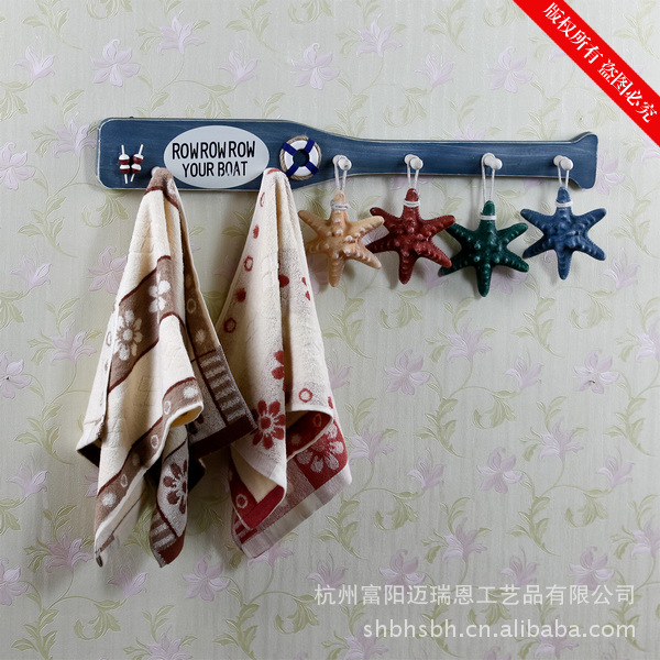 桨片挂衣钩地中海船桨挂钩装饰 酒吧餐厅装修挂饰 海洋风格家居详情56