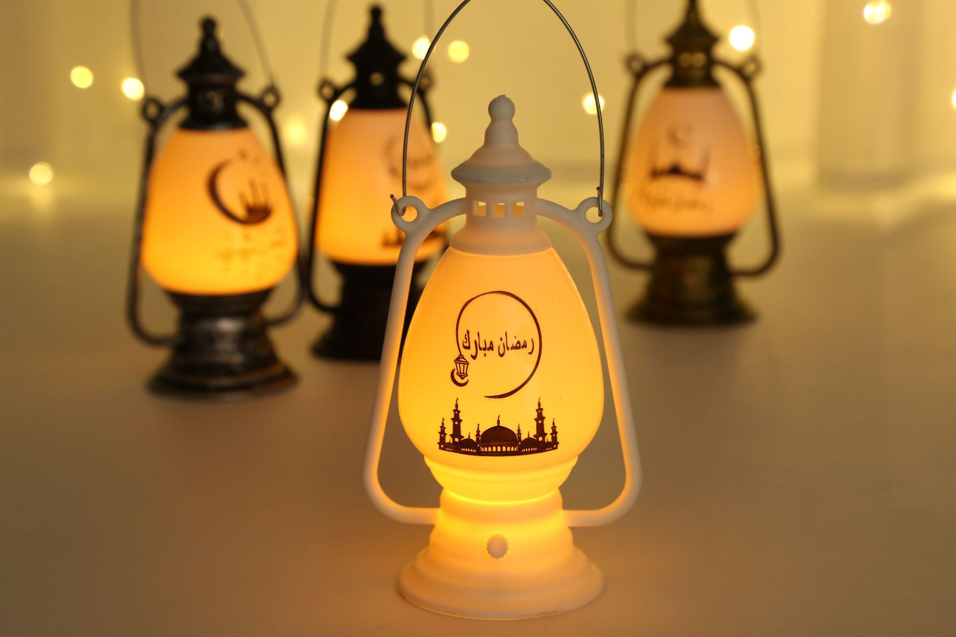 Electronic candles, candlesticks, wind lamps, handicrafts, Arab-style lanterns, study lighting fixtures pic 4