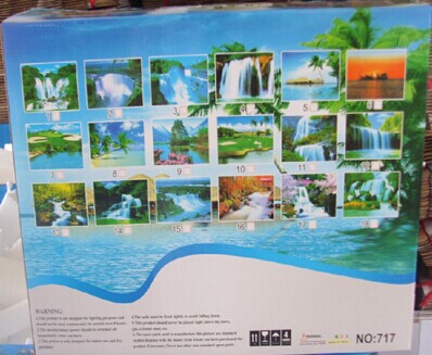 Mini electronic aquarium light fish tank landscape creative plug-in fish tank sea view light fish painting Light fish artist home decoration pic 22