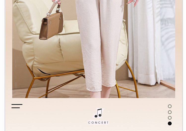 2023 Summer short-sleeved set for middle-aged mothers, a new summer style of loose, stylish and youthful embroidered T-shirt for women pic 9