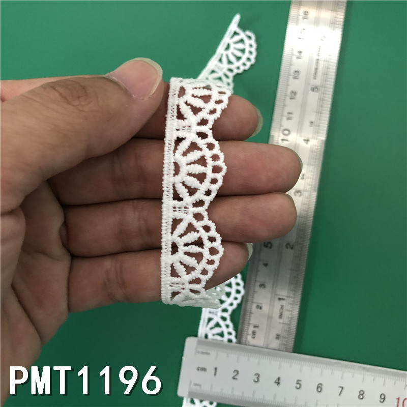New Lolita embroidery water-soluble lace, milk silk single-sided small flower wave lace, lace with barcode pic 14