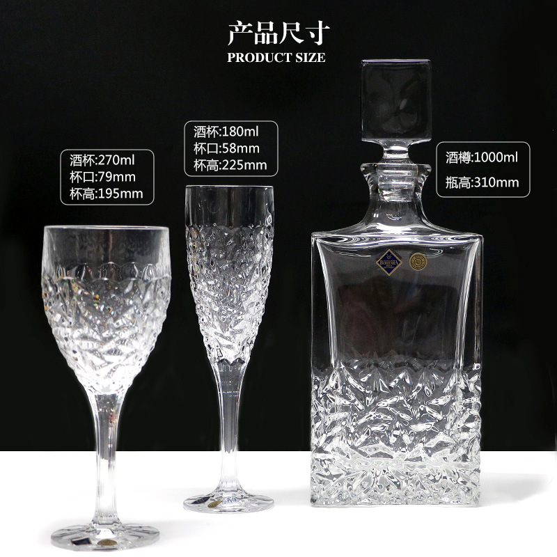 Import BOHEMIA crystal wine glass gobletcreative pic 9